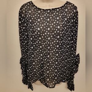NWT H&M Long Sleeve Floral Blouse
